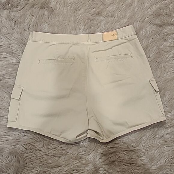 Calvin Klein vintage womens khaki cotton cargo shorts size 10 - Picture 5 of 6